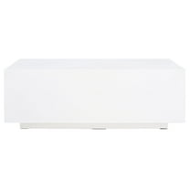 Safavieh Ezro Modern Wood Coffee Table, White/Grey