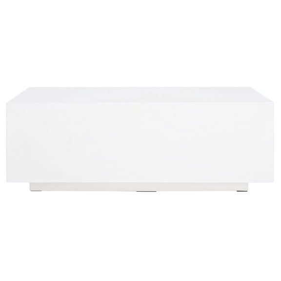 Safavieh Ezro Modern Wood Coffee Table, White/Grey