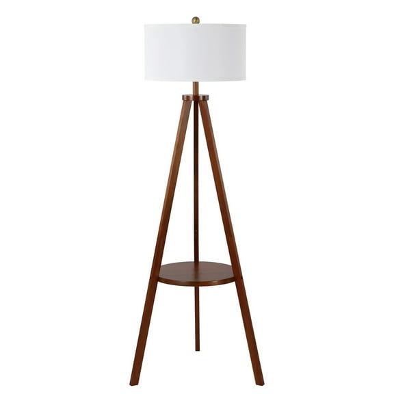 SAFAVIEH Faris 68 in. Mid-Century Floor Lamp, Natural