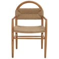 thumbnail image 1 of SAFAVIEH Farley Classic Jute Rope Solid Dining Armchair, Brown/Natural, 1 of 13