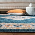 thumbnail image 1 of SAFAVIEH Farmhouse Arline Southwestern Area Rug, Cream/Navy, 6'3" x 6'3" Square, 1 of 5
