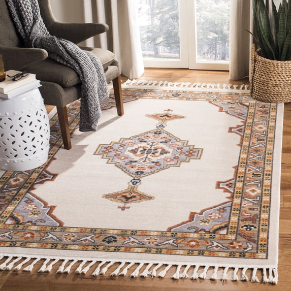 Safavieh Farmhouse Arline Southwestern Area Rug, Gray/Cream, 3' x 5'