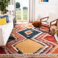 thumbnail image 1 of Safavieh Farmhouse Charlie Geometric Area Rug, Yellow/Red, 8' x 10', 1 of 11