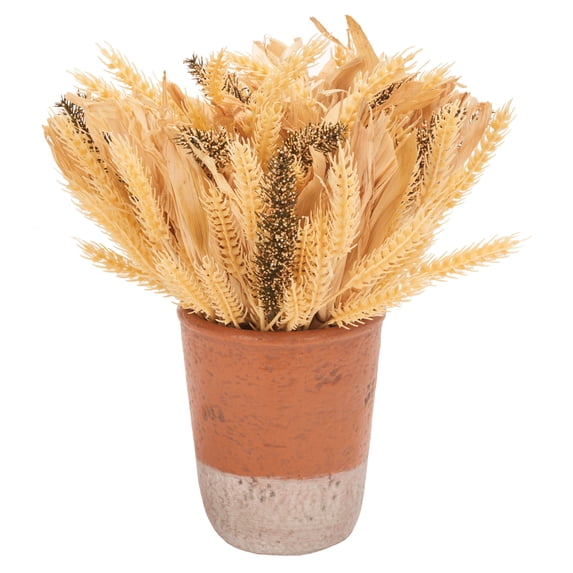 SAFAVIEH Faux 14 Inch Wheat Eat Potted Arrangement, Multi