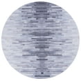 thumbnail image 1 of SAFAVIEH Faux Hide Creighton Striped Area Rug, Ivory/Light Grey, 6' x 6' Round, 1 of 8