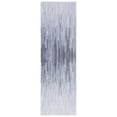 thumbnail image 1 of SAFAVIEH Faux Hide Creighton Striped Machine Washable Runner Rug, Ivory/Light Grey, 2'6" x 6', 1 of 11
