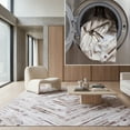 thumbnail image 1 of SAFAVIEH Faux Hide Curtis Diamond Area Rug, Beige/Brown, 5' x 8', 1 of 12