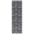 thumbnail image 1 of SAFAVIEH Faux Hide Cyan Modern Runner Rug, Ivory/Grey, 2'6" x 8', 1 of 8