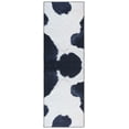 thumbnail image 1 of SAFAVIEH Faux Hide Cynthia Novelty Machine Washable Runner Rug, Ivory/Dark Blue, 2'6" x 10', 1 of 11