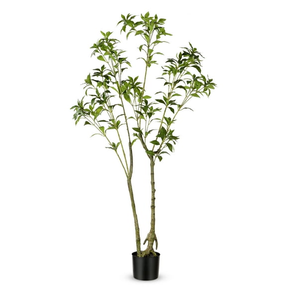 SAFAVIEH Faux Pieris Japonica 60" Potted Plant, Green