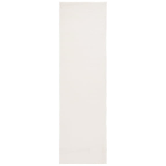 SAFAVIEH Faux Rabbit Fur Daven Solid Runner Rug, Beige, 2'3" x 8'