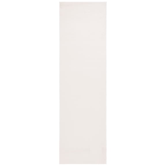 SAFAVIEH Faux Rabbit Fur Daven Solid Runner Rug, Beige, 2'3" x 8'