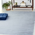 thumbnail image 1 of Safavieh Faux Rabbit Fur Davin Solid Machine Washable Slip Resistant Area Rug, Light Gray, 2' x 3', 1 of 12