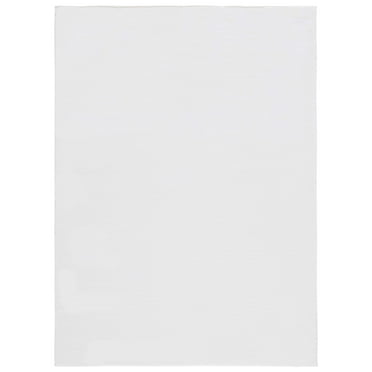 SAFAVIEH Faux Rabbit Fur Davin Solid Area Rug, Off White, 2' x 3'