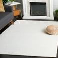 thumbnail image 1 of Safavieh Faux Rabbit Fur Davin Solid Machine Washable Slip Resistant Area Rug, Off White, 2' x 3', 1 of 12