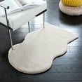 thumbnail image 1 of Safavieh Faux Sheep Skin Alexus Geometric Area Rug, Beige, 2' x 3', 1 of 12