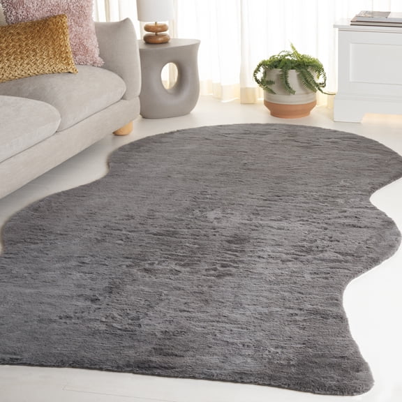 Safavieh Faux Sheep Skin Alexus Geometric Area Rug, Gray, 2' x 3'
