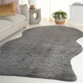thumbnail image 1 of Safavieh Faux Sheep Skin Alexus Geometric Area Rug, Gray, 5' x 7', 1 of 10
