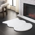 thumbnail image 1 of Safavieh Faux Sheep Skin Alexus Geometric Area Rug, Ivory, 2' x 3', 1 of 12