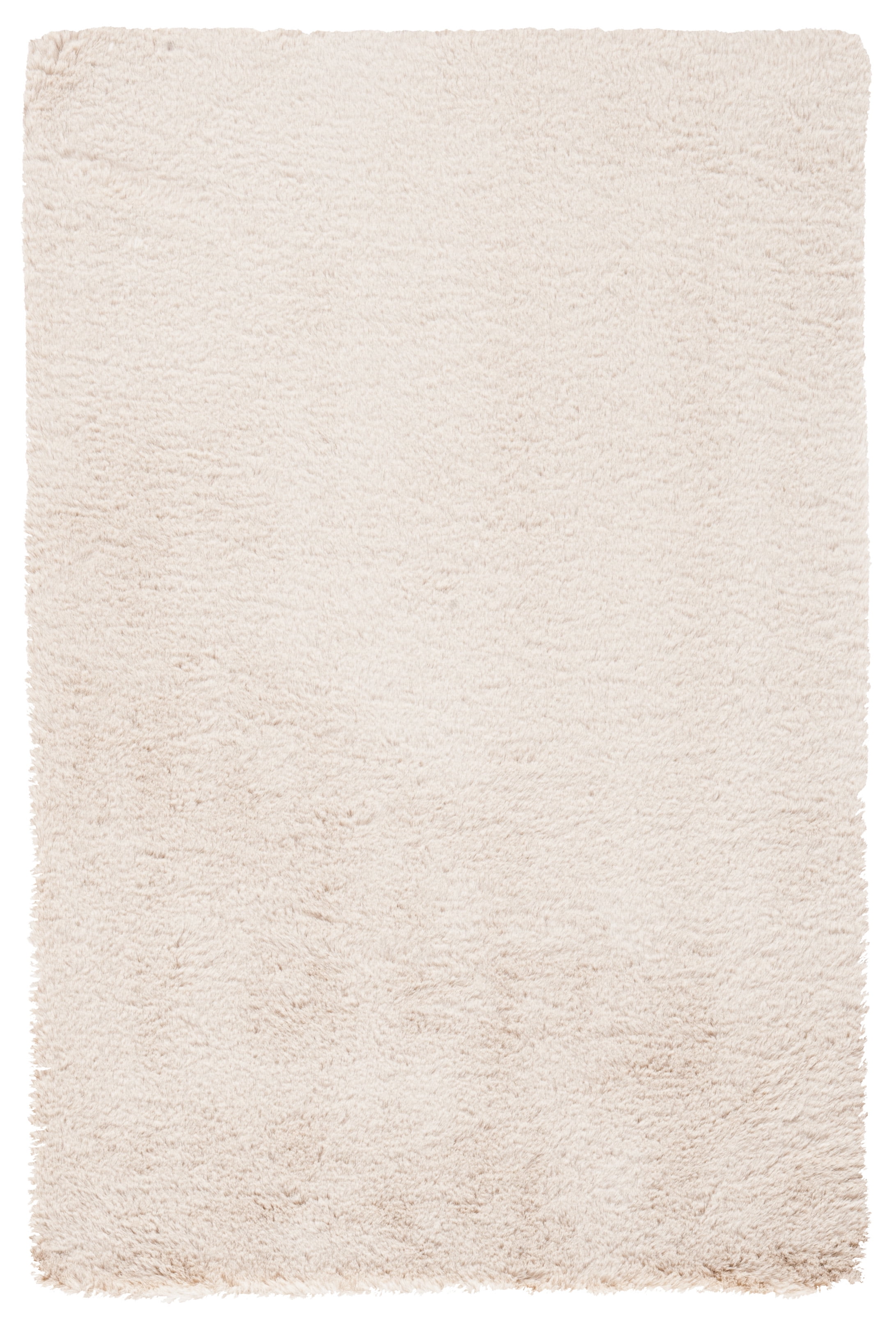 Beige Faux Sheepskin 2' x 3' Shag Area Rug