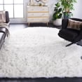 thumbnail image 1 of Safavieh Faux Sheep Skin Jadyn Animal Area Rug, Ivory, 8' x 10', 1 of 11
