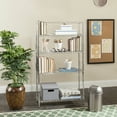 thumbnail image 1 of SAFAVIEH Fernand Chrome Wire Book Rack Chrome, 1 of 4