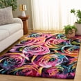 thumbnail image 1 of Safavieh Fiesta Anabella Floral Shag Area Rug, Fuchsia/Multi, 6'7" x 9'2", 1 of 10