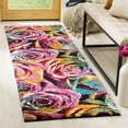 thumbnail image 1 of Safavieh Fiesta Anabella Floral Shag Runner Rug, Fuchsia/Multi, 2'3" x 10', 1 of 10