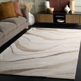 thumbnail image 1 of Safavieh Fifth Avenue Bethanie Wavy Striped Area Rug, Ivory/Beige, 5' x 8', 1 of 11