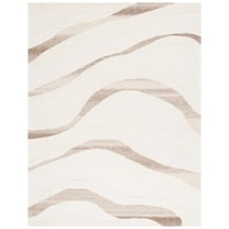 SAFAVIEH Fifth Avenue Bethanie Wavy Striped Area Rug, Ivory/Beige, 8' x 10'