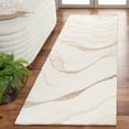 thumbnail image 1 of Safavieh Fifth Avenue Bethanie Wavy Striped Runner Rug, Ivory/Beige, 2'3" x 8', 1 of 10