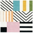 thumbnail image 1 of SAFAVIEH Fifth Avenue Bronagh Geometric Area Rug, Ivory/Black, 3' x 3' Square, 1 of 5
