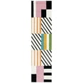 thumbnail image 1 of SAFAVIEH Fifth Avenue Bronagh Geometric Runner Rug, Ivory/Black, 2'3" x 11', 1 of 5