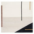 thumbnail image 1 of SAFAVIEH Fifth Avenue Dawa Abstract Area Rug, Ivory/Black, 7' x 7' Square, 1 of 8