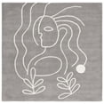 thumbnail image 1 of SAFAVIEH Fifth Avenue Dawson Abstract Area Rug, Grey/Ivory, 7' x 7' Square, 1 of 8