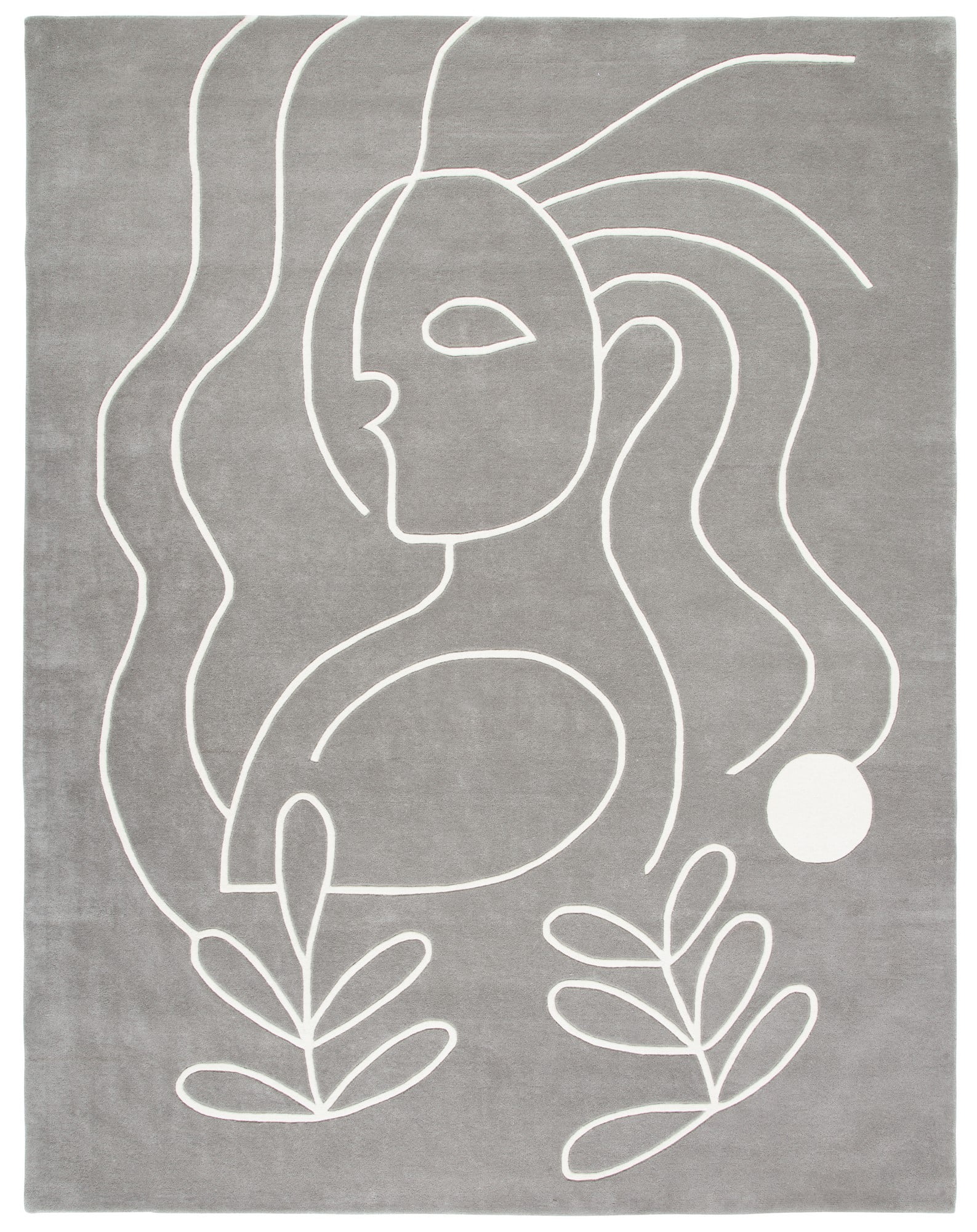 SAFAVIEH Fifth Avenue Dawson Abstract Area Rug, Grey/Ivory, 8' x 10'