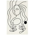 thumbnail image 1 of SAFAVIEH Fifth Avenue Dawson Abstract Area Rug, Ivory/Black, 5' x 8', 1 of 8