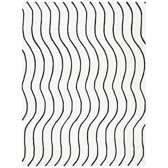 SAFAVIEH Fifth Avenue Dayna Geometric Area Rug, Ivory/Black, 8' x 10'