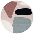 thumbnail image 1 of SAFAVIEH Fifth Avenue Deandre Abstract Area Rug, Beige/Black, 7' x 7' Round, 1 of 8
