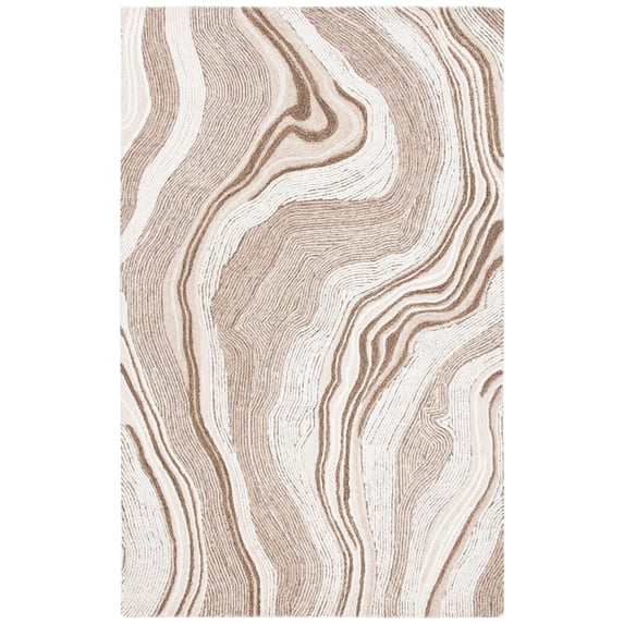 SAFAVIEH Fifth Avenue Deangelo Abstract Area Rug, Beige/Ivory, 3' x 5'