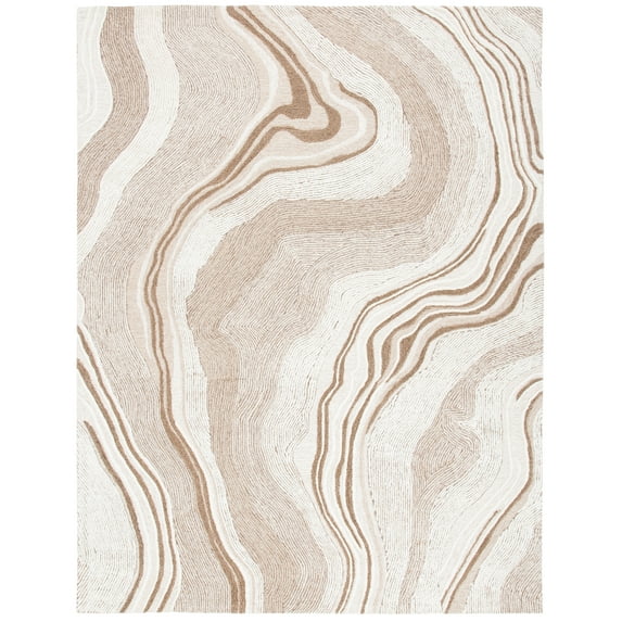 SAFAVIEH Fifth Avenue Deangelo Abstract Area Rug, Beige/Ivory, 9' x 12'