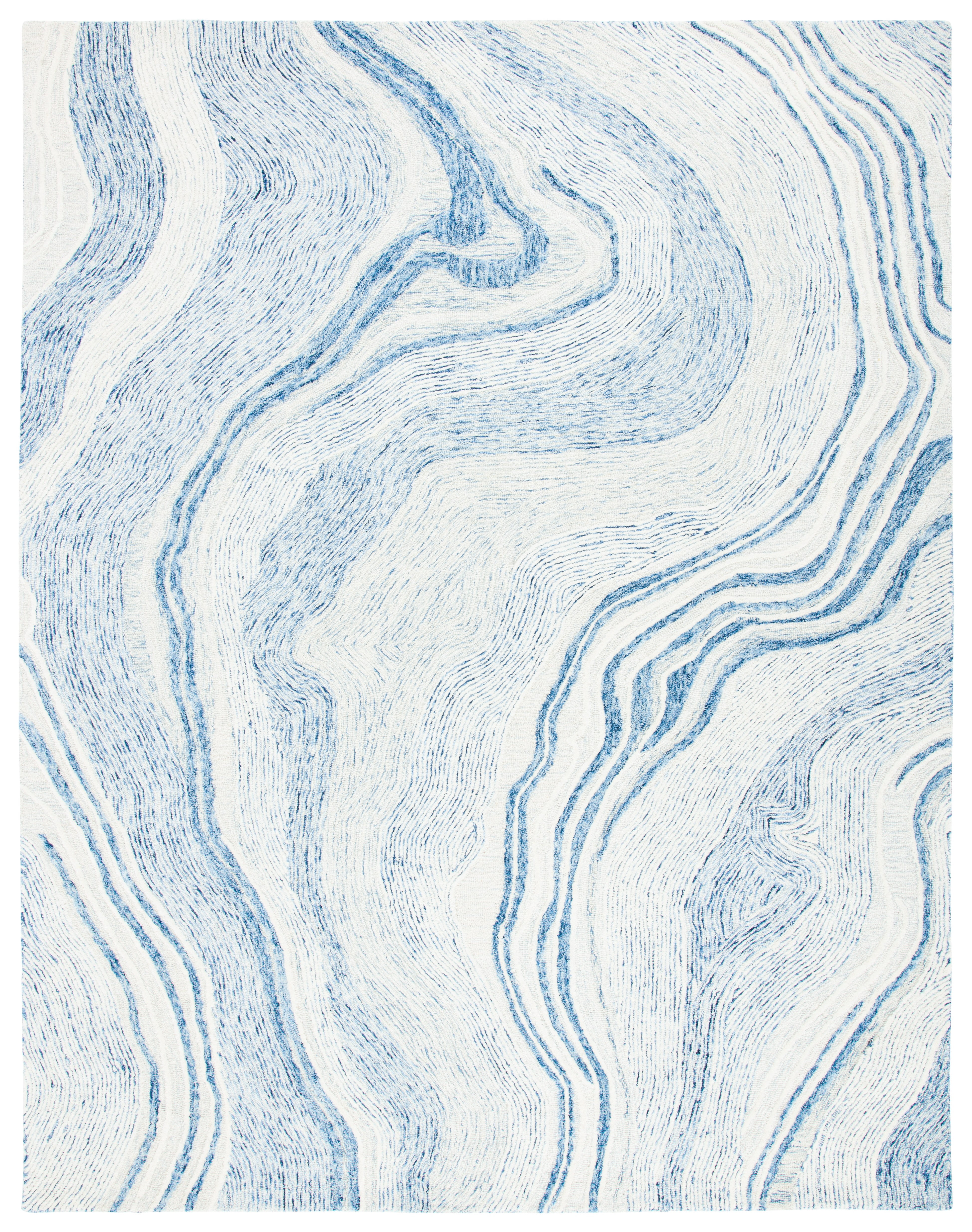 SAFAVIEH Fifth Avenue Deangelo Abstract Area Rug, Blue/Ivory, 10' x 14'