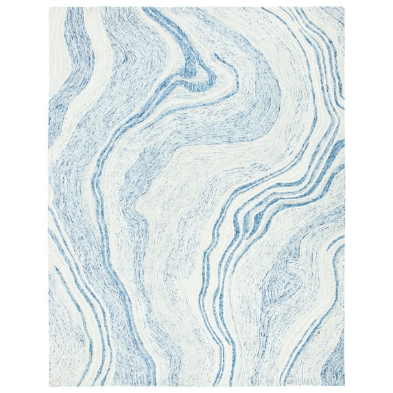 SAFAVIEH Fifth Avenue Deangelo Abstract Area Rug, Blue/Ivory, 10' x 14'