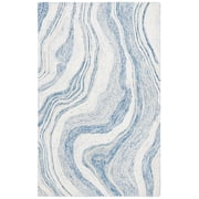 SAFAVIEH Fifth Avenue Deangelo Abstract Area Rug, Blue/Ivory, 2' x 3'