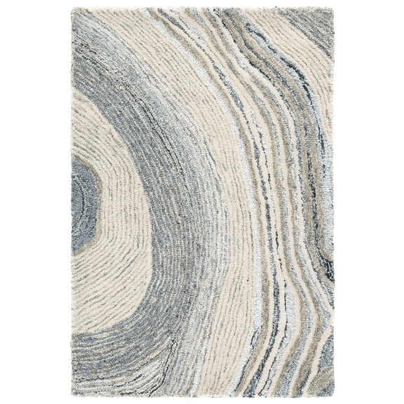 SAFAVIEH Fifth Avenue Deangelo Abstract Area Rug, Grey/Ivory, 2' x 3'