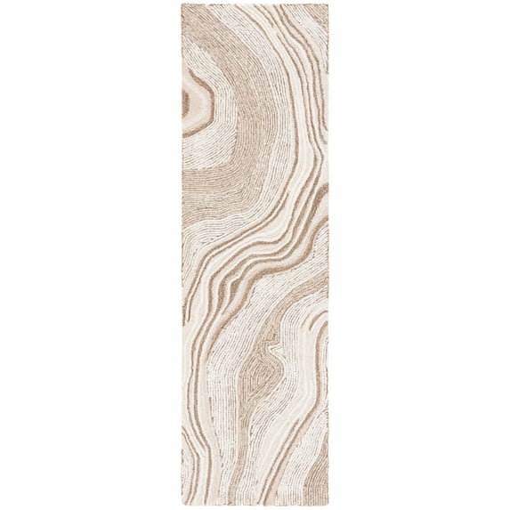 SAFAVIEH Fifth Avenue Deangelo Abstract Runner Rug, Beige/Ivory, 2'3" x 8'