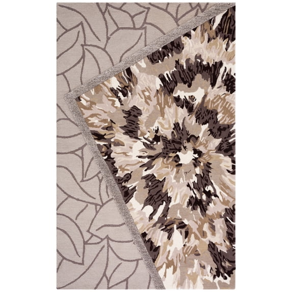 SAFAVIEH Fifth Avenue Deborah Abstract Area Rug, Beige/Brown, 5' x 8'