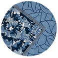 thumbnail image 1 of SAFAVIEH Fifth Avenue Deborah Abstract Area Rug, Blue/Ivory, 5' x 5' Round, 1 of 8