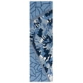 thumbnail image 1 of SAFAVIEH Fifth Avenue Deborah Abstract Runner Rug, Blue/Ivory, 2'3" x 8', 1 of 8