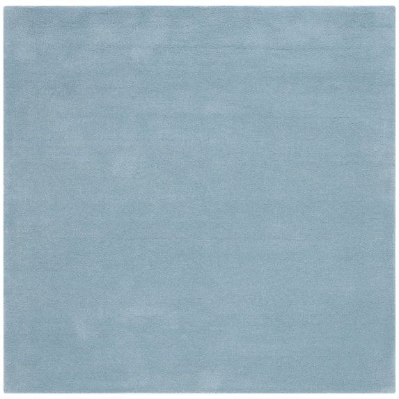 SAFAVIEH Fifth Avenue Debra Solid Area Rug, Blue, 7' x 7' Square